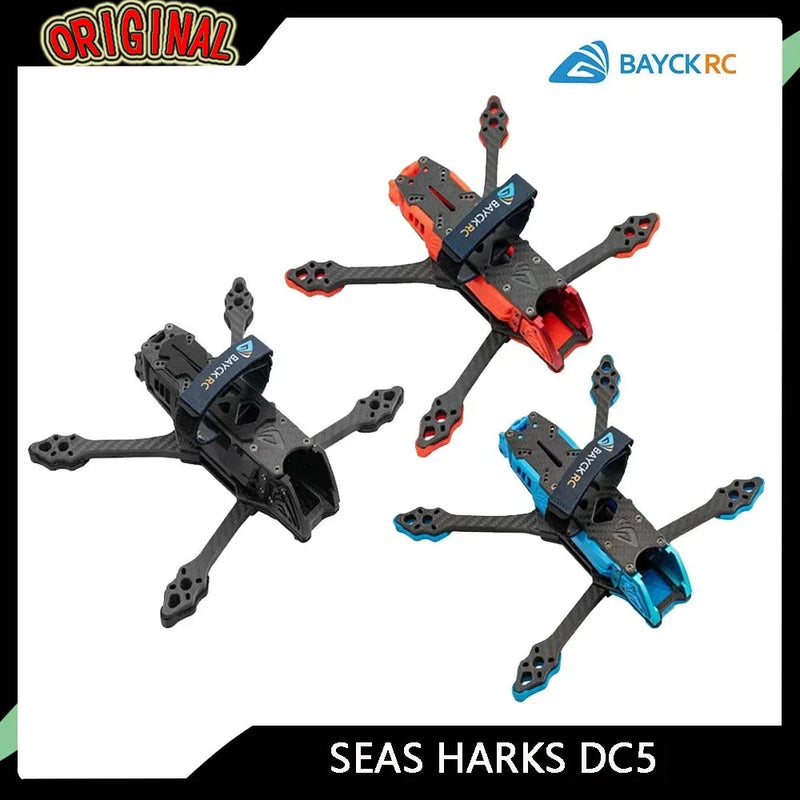 BAYCKRC SEAS HARKS 5-inch Drone Frame - 6mm Arms for FPV Freestyle&Racing Drones
