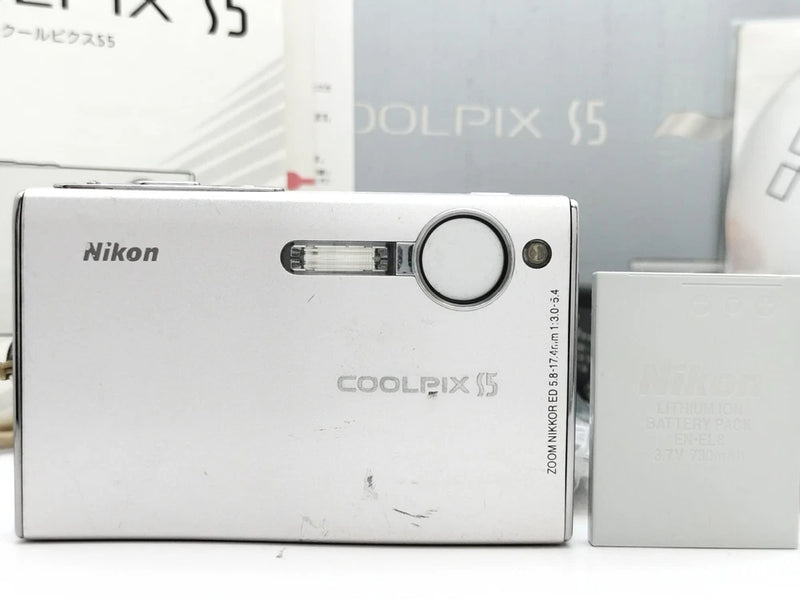 Nikon COOLPIX S5 6.0MP 3x Zoom Compact Digital Camera w/Box from Japan