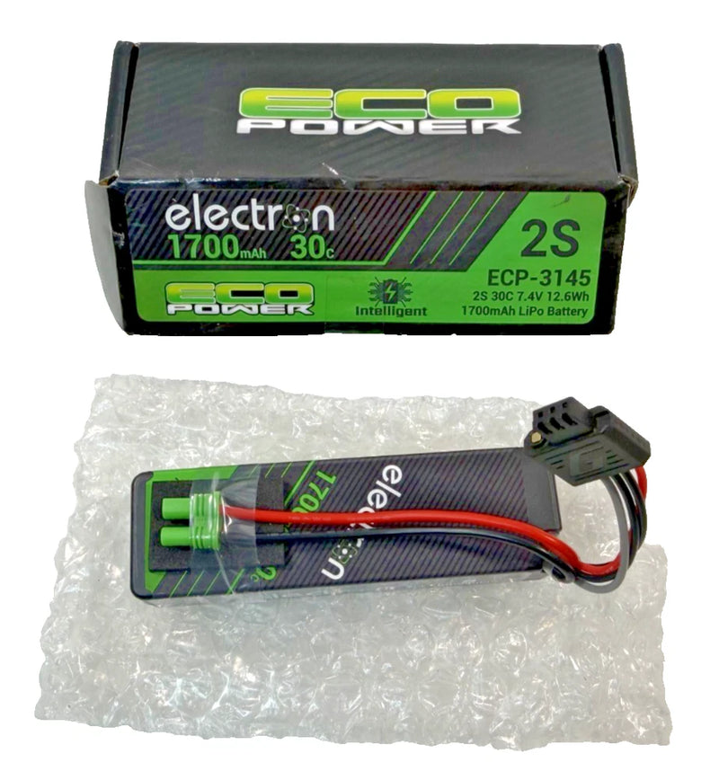 EcoPower "Electron" 2S 30C Intelligent LiPo Battery w/EC2 7.4V/1700mAh ECP-3146 Battery