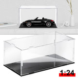 Acrylic Model Car Display Case 1:24 Display Box for Vehicle Dustproof Showcase