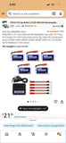 URGENEX 3.7V Lipo 850mah Rechargeable Lipo with JST Plug X5 2