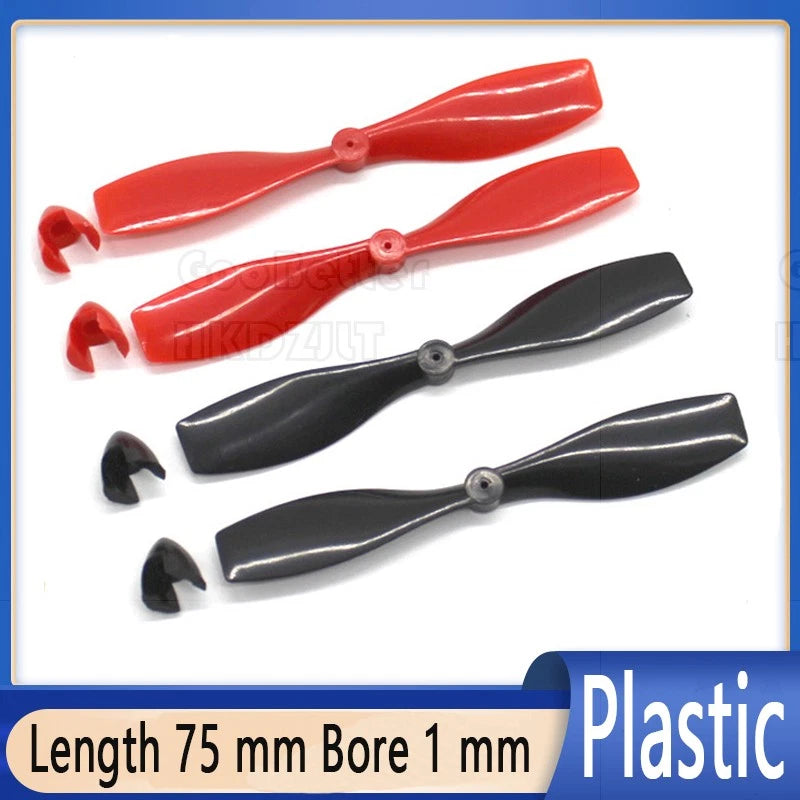 75 mm Plastic Propeller Props for ? 1 mm Shaft Motor RC Model Aircraft Drone DIY