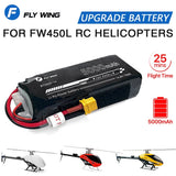 FLY WING FW450L RC Helicopters 14.8V 5000mAh Lipo Battery For EC-135 / Bell-412