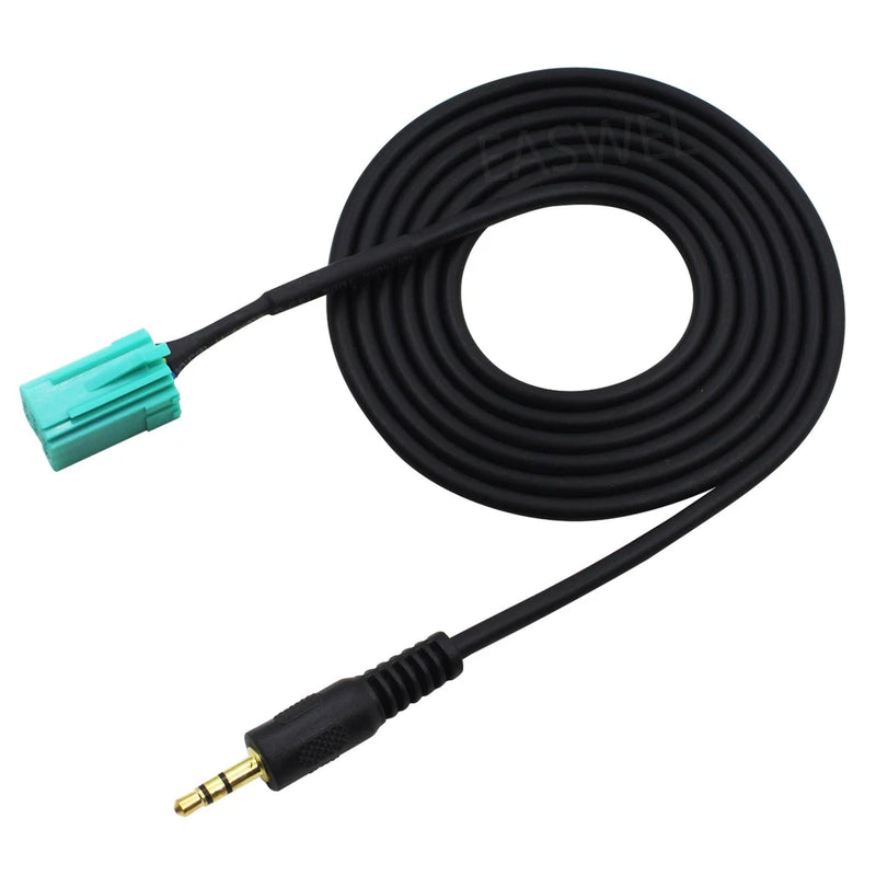 2005-2011 3.5mm Jack Aux Input Adapter Audio Cable For Renault Laguna 2005-2011