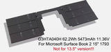 New Battery For Microsoft Surface Book 2 2nd 3rd Gen 15-inch model G3HTA041H Battery