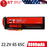 65C 8000mAh 6S 22.2V LiPo Battery for RC RC Helicopter Airplane Car Boat Truck
