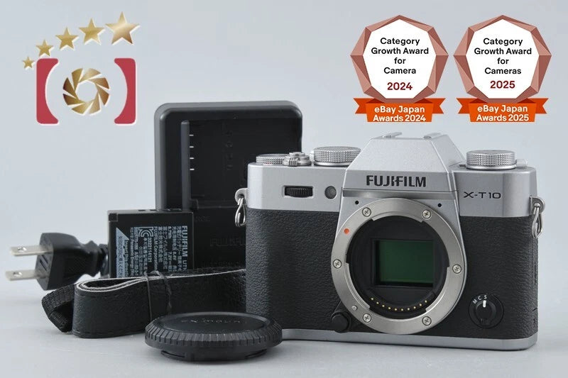 Fujifilm X-T10 Silver 16.3 MP Digital Mirrorless Camera Body