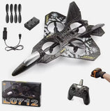 US RC Helicopter Plane 2.4G Remote Control F22 Fighter Airplane Glider RTF Toy