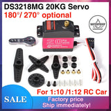 DS3218 Waterproof Servo 20KG Metal Gear Digital Servo for 1/8 1/10 1/12 RC Car