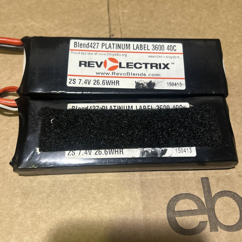 2 Revolectrix  2S 3600 40c Batteries.    A-6 Battery
