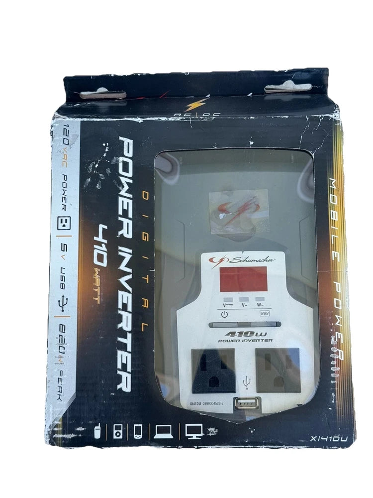 Schumacher XI41DU Digital Power Inverter Converter 410 Watts NEW Unit Only