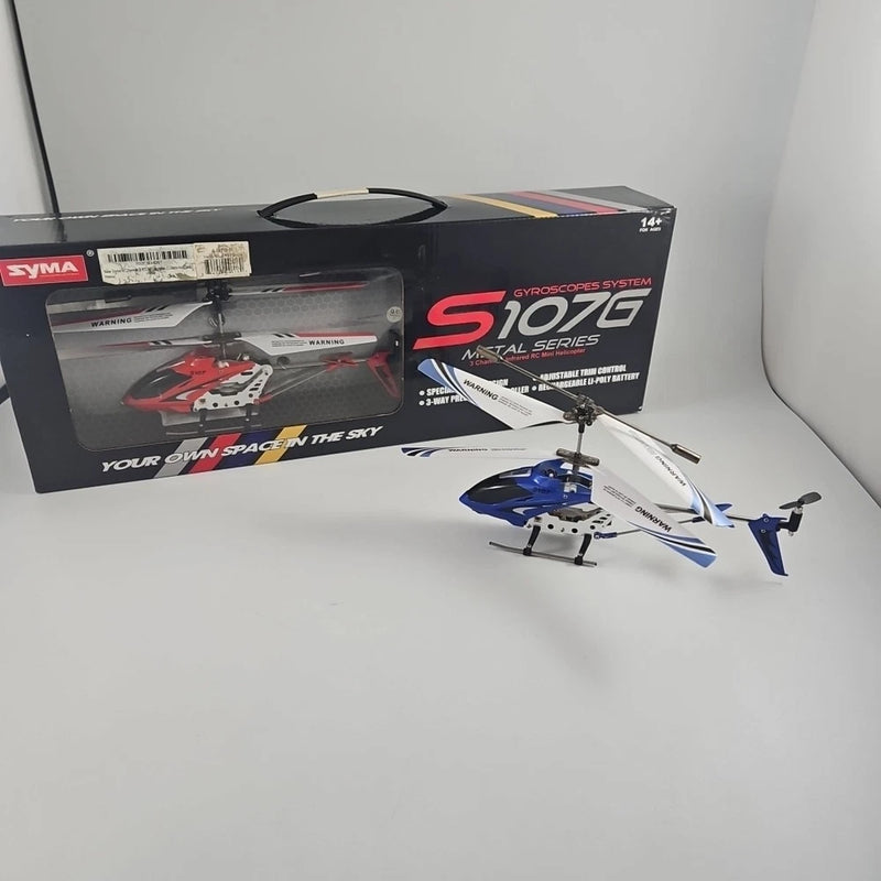 Syma S107G 3-Channel RC Helicopter - Red NIB + Syma S107G Parts only Helicopter