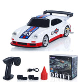 Mini RC Drifting Car 1/43 Racing Vehicle 4WD RTR Mini Car Toy Model W/Battery Battery