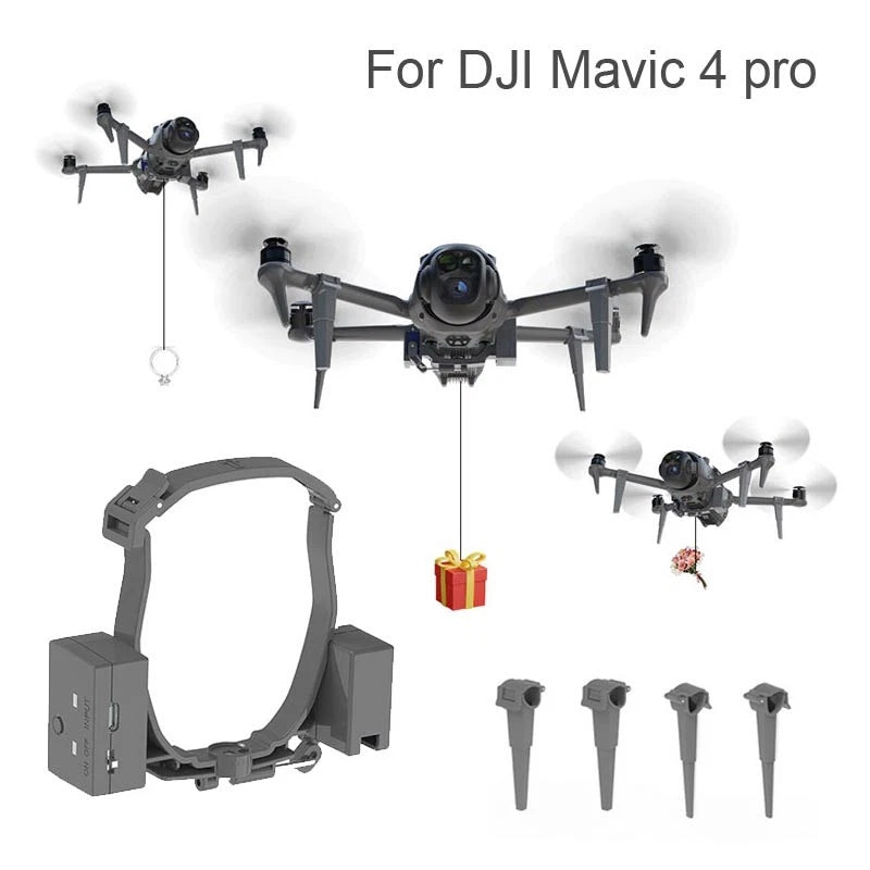For DJI Mavic 4 pro Drone Air Dropper Thrower Device System Load 500g Accessory