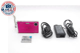 [Near MINT ] Fujifilm FinePix Z5fd Pink 6.3MP 3x Zoom Digital Camera From JAPAN