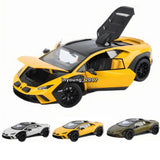 1/18 Lamborghini Huracan Sterrato Model Car Diecast Toy Cars for Boys Kids Gifts Battery