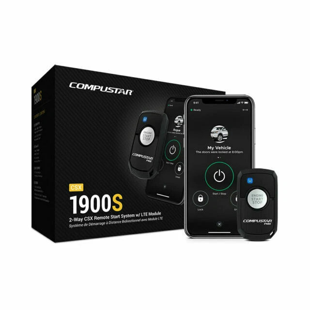 Compustar CSX1900-S LED 2-Way Remote Drone DR-X1 LTE Smartphone Control Module