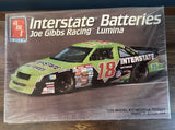 Joe Gibbs Racing Lumina 1/25 Scale Nascar Model Kit AMT Interstate Batteries New Battery