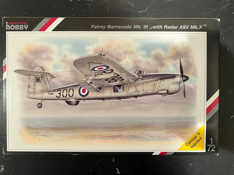 1/72 Fairey Barracuda Mk.III with Radar ASV Mk.X - Special Hobby 72060