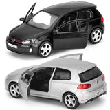 1:36 Volkswagen Golf 6 GTI Diecast Model Car Pull-Back Opening Doors Toy
