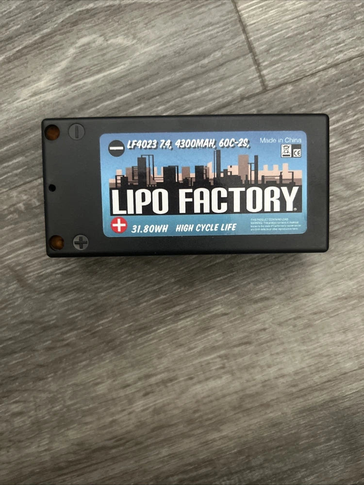 MHOR R/C Raceway Tri 2s 7.4v 4300 Mah 60c S Lipo Battery Battery