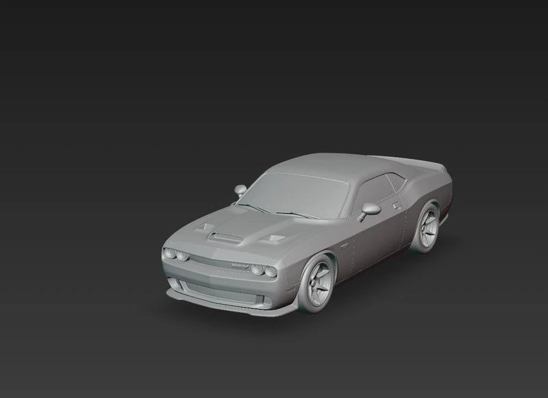 LYTA160210 1/160 Unpainted 3D Printed Mini Car Model, Scene Layout Decor 2Pcs
