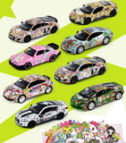 Tokidoki x Audi Porsche 1:36 Die-cast Printed Car Model Collection Decor Gift