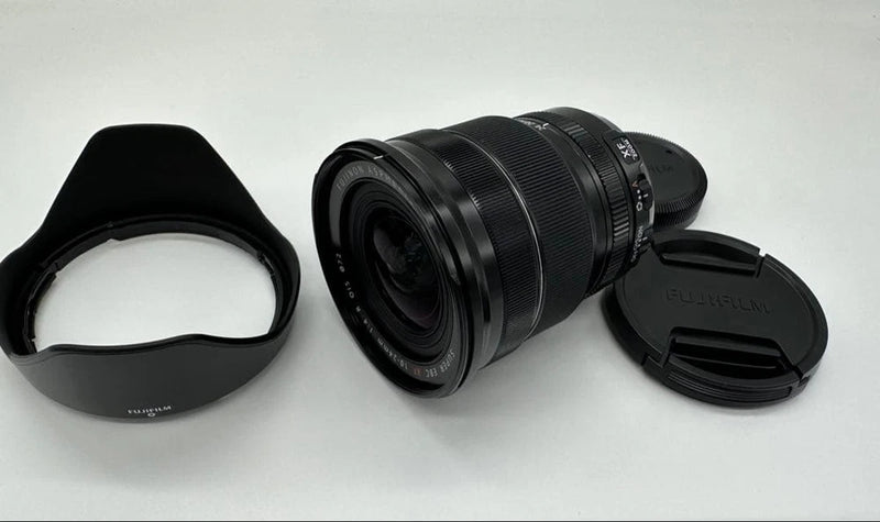 Fujifilm XF10-24mm F4 R OIS Lens Excellent Condition with Caps and Hood