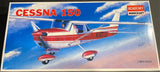 Cessna 150 model kit box with red and blue airplane artwork