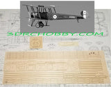 Avro 504 K Biplane 36" Wingspan RC Airplane Kit Laser Cut Balsa & Ply Short Kit