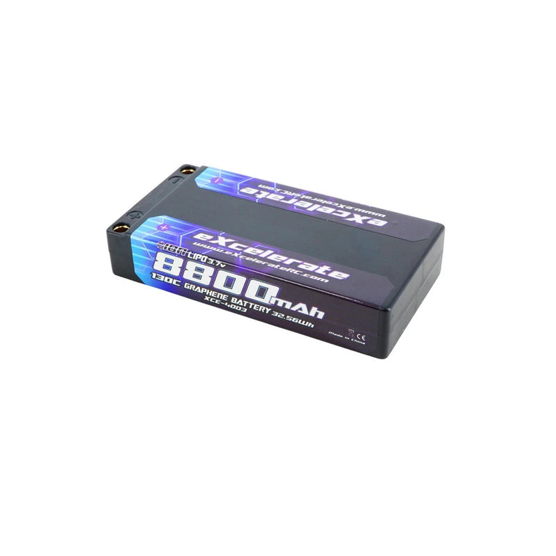 Excelerate ION 1S 130C Hardcase LiPO (3.7V/8800mAh) w/5mm Bullets XCE-4003 Battery