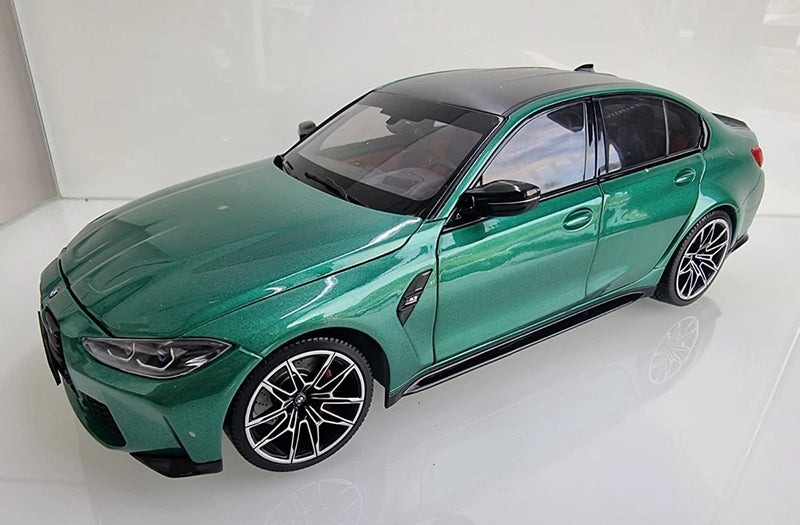 NEW MINICHAMPS MINIATURE BMW M3 G80 ISLE OF MAN GREEN MODEL 1:18 80435A51948