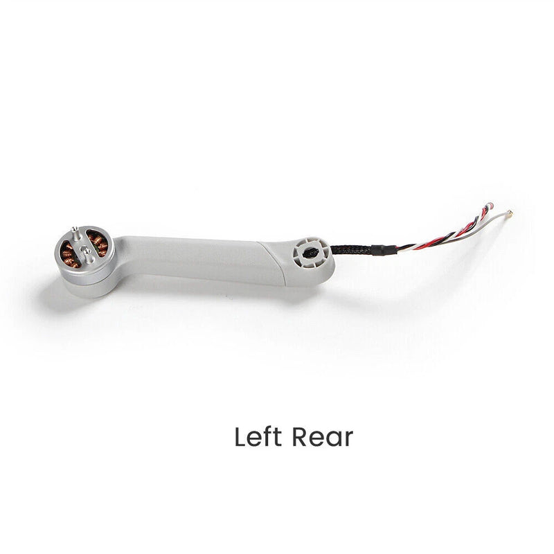 Left rear motor arm spare for DJI Mavic Mini 3, grey arm with motor and wire