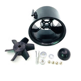 6-Blade 70mm Duct Fan Unit Prop Kit For ducted fan Jet RC EDF AirPlane Aircraft