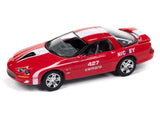 2002 Chevrolet Camaro Z28 - Red 1:64 Scale Model - Johnny Lightning JLMC034A