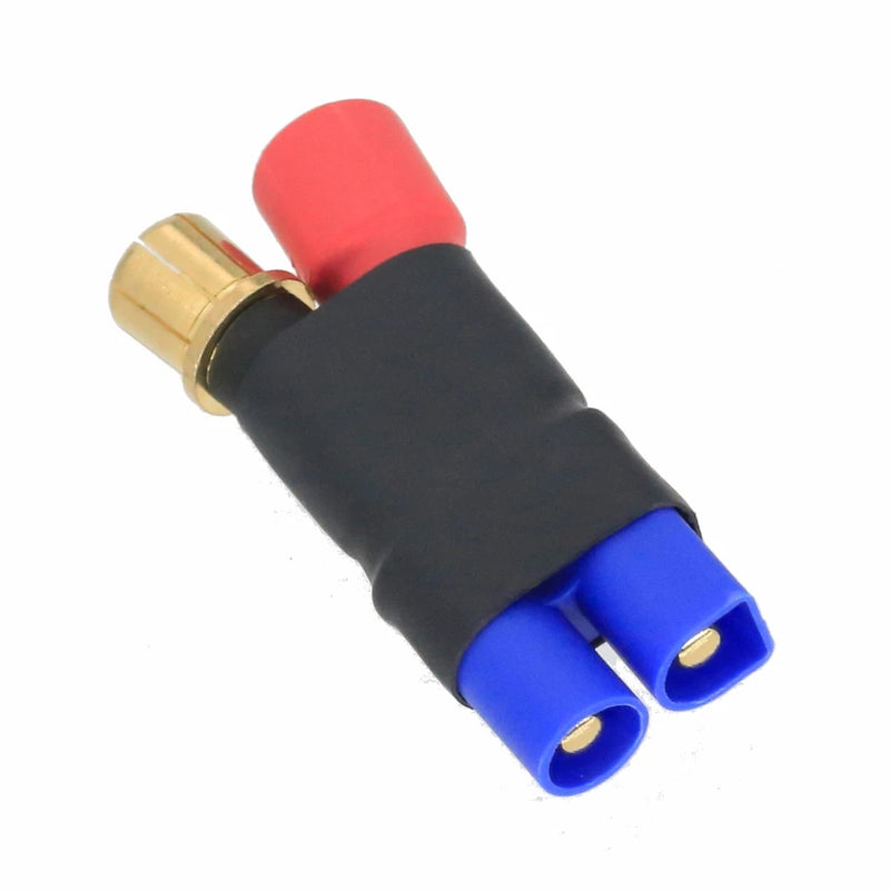 HXT 8mm Female Jack to EC3 Male Plug No Wires Adapter RC Lipo Battery