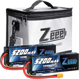 2S Lipo Battery 5200mAh 7.4V 50C Hard Case Battery XT60 Connector 2 Pack Battery