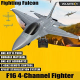 VOLANTEX 2.4G RC Airplane F16 4CH Fighting Falcon Flight Aerobatic Glider Plane