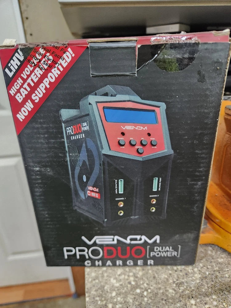 Venom Pro Duo 80W X2 Dual AC/DC 7A LiPo/LiHV & NiMH RC Battery Balance Charger Battery