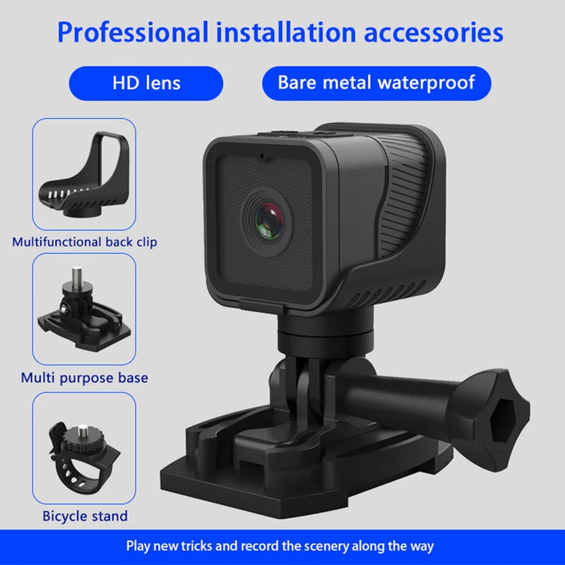 Wifi Action Camera 1080P Ip68 Waterproof 256G Expand Portable Small Sports Cam?