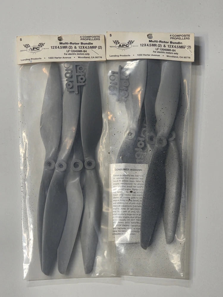 APC 12x4.5MR-B4 Multi-Rotor Propeller 12 x 4.5MR-B4 LP12045MR-B4 NEW Two SETS