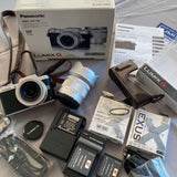 LUMIX DMC-GF7 Double Zoom Lens Kit Mirrorless Single-Lens Camera Siler *With