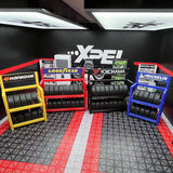 1/18 Scale Tyre Rack Model Garage Workshop Scene Props Display Model Accessories