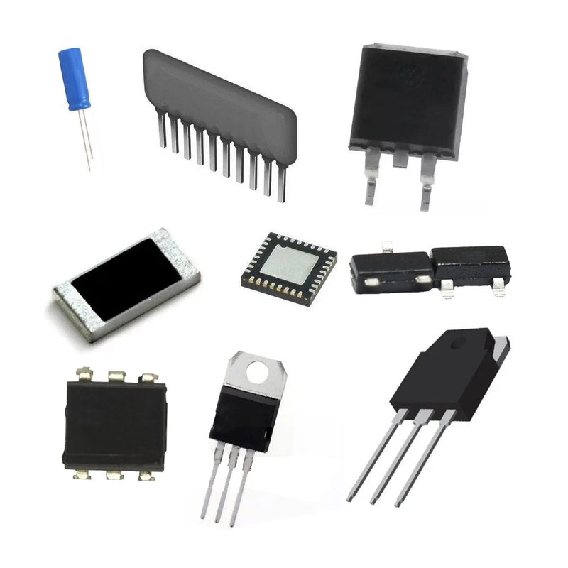 7-PDIP DC-DC converter IC modules with multi-pin leads, assorted package views