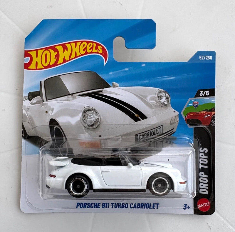 Hot Wheels Porsche 911 Turbo Cabriolet Model Toy Car - Brand New