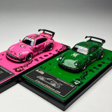 Flame 1:64 Scale Porsche RWB Modification 993 964 Alloy Diecast Model Car Gifts