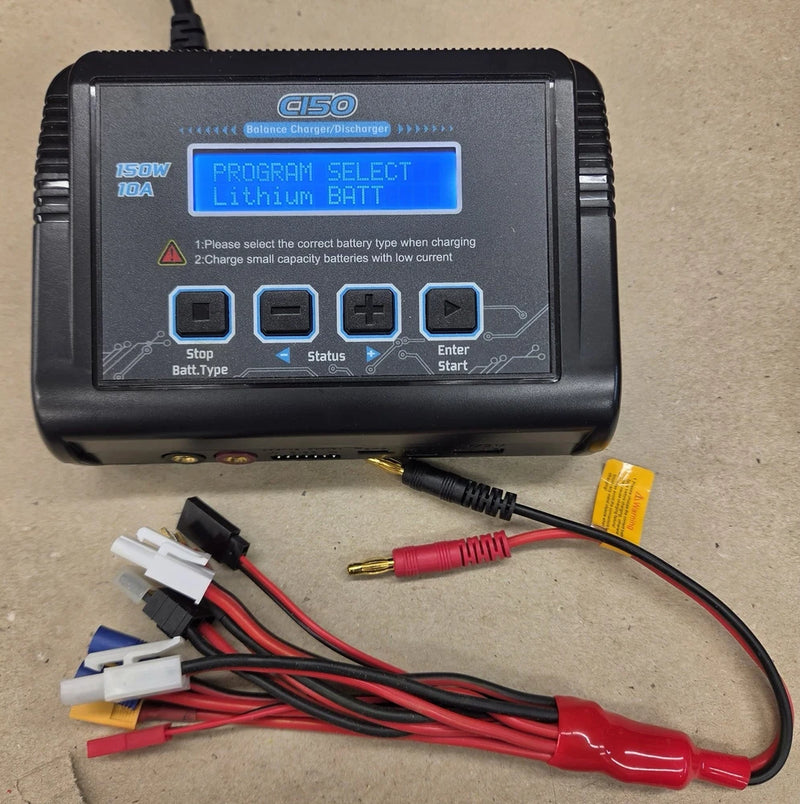 C150 RC Balance Smart Charger Discharger 150W 10A LiPo LiHV LiFe NiMH NiCd Battery