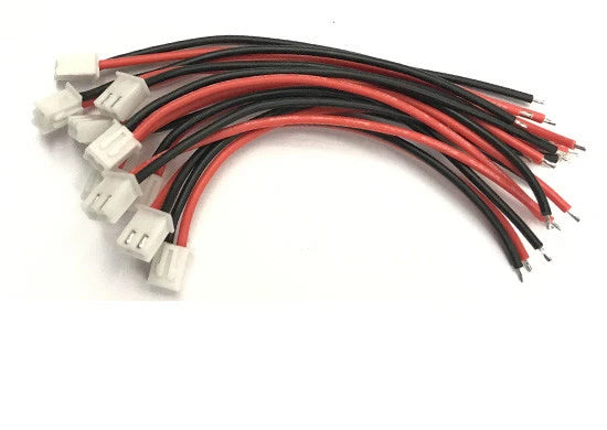 Li-Po Balance Cable 1S Silicone 10cm 22AWG wire for A123 Lifepo4 RC Battery x 10