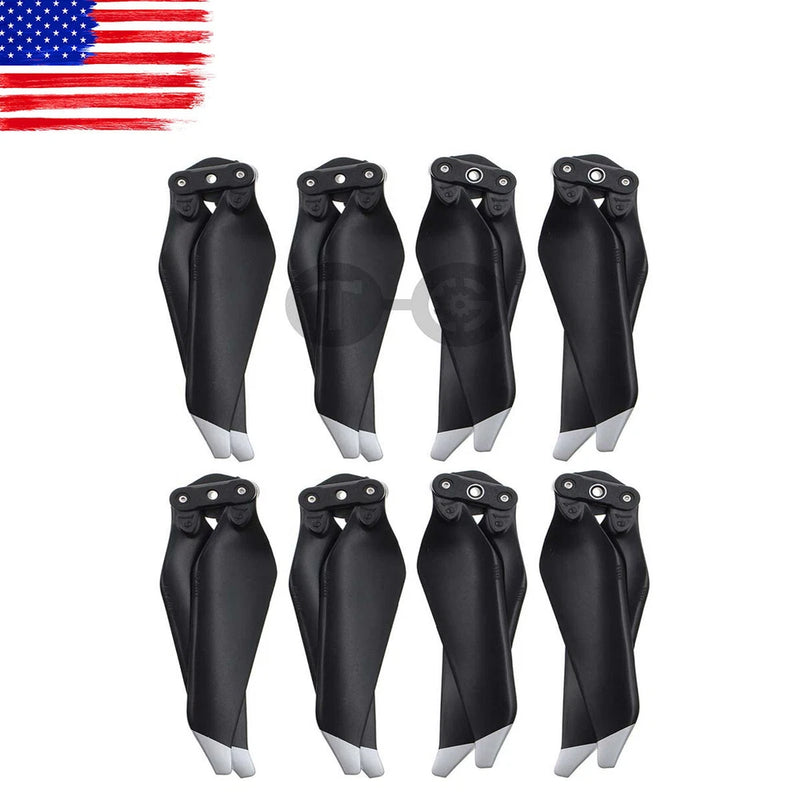 8PCS Propeller Blade 8331F For DJI Mavic Drone Pro & Pro Platinum Black & Silver
