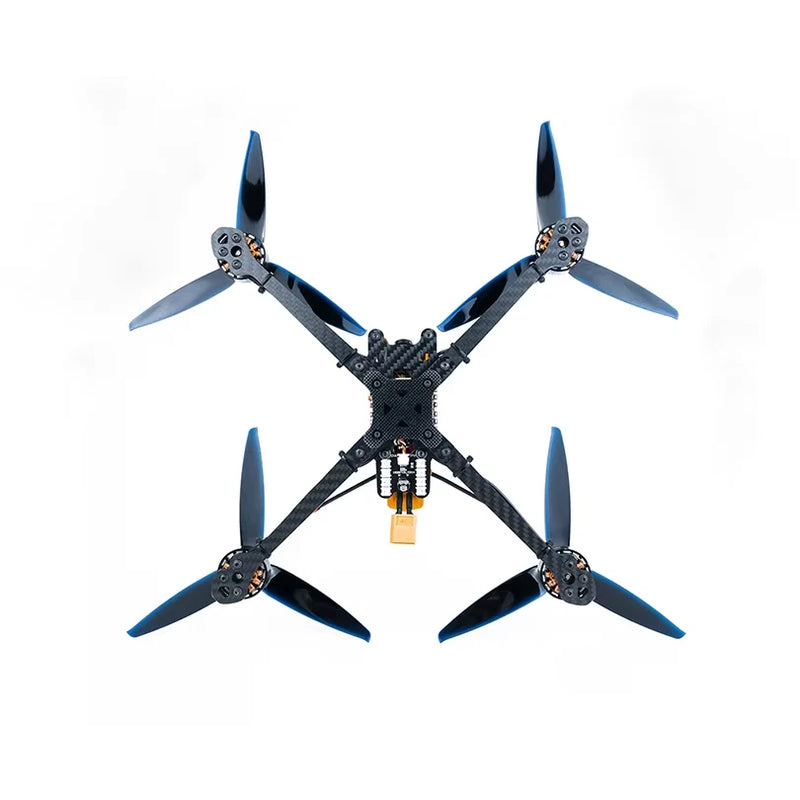 DarwinFPV Darwin129 7Inch FPV Drone Quadcopters ELRS 2.4G Receiver M80 GPS F4